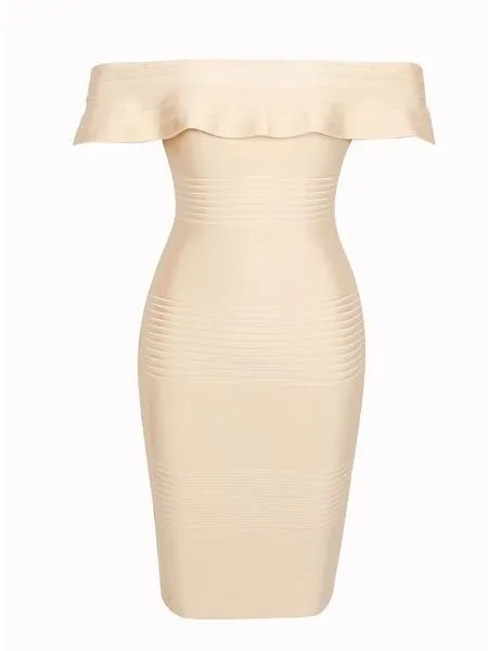 ELISE RUFFLE DRESS