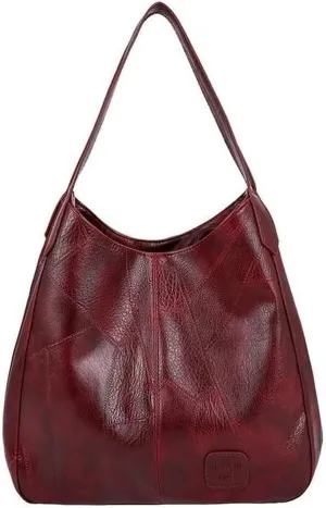 Fashion Soft Vegan Leather Hobo Shoulder & Lightweight Tote Handbags and Purses for Women's Daily Use