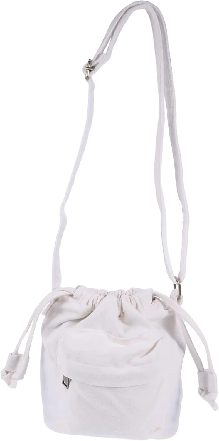 Fashionable Canvas Bag for Women Large Tote Shoulder Straps Stylish Bucket Bag for Daily and Travel