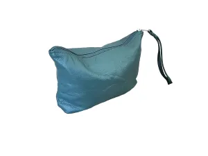 Fgalaze Green Leather Bag with Wrist Strap, Fashion Wristlet, Trendy Pouch, Weekend Clutch Purse, Comet