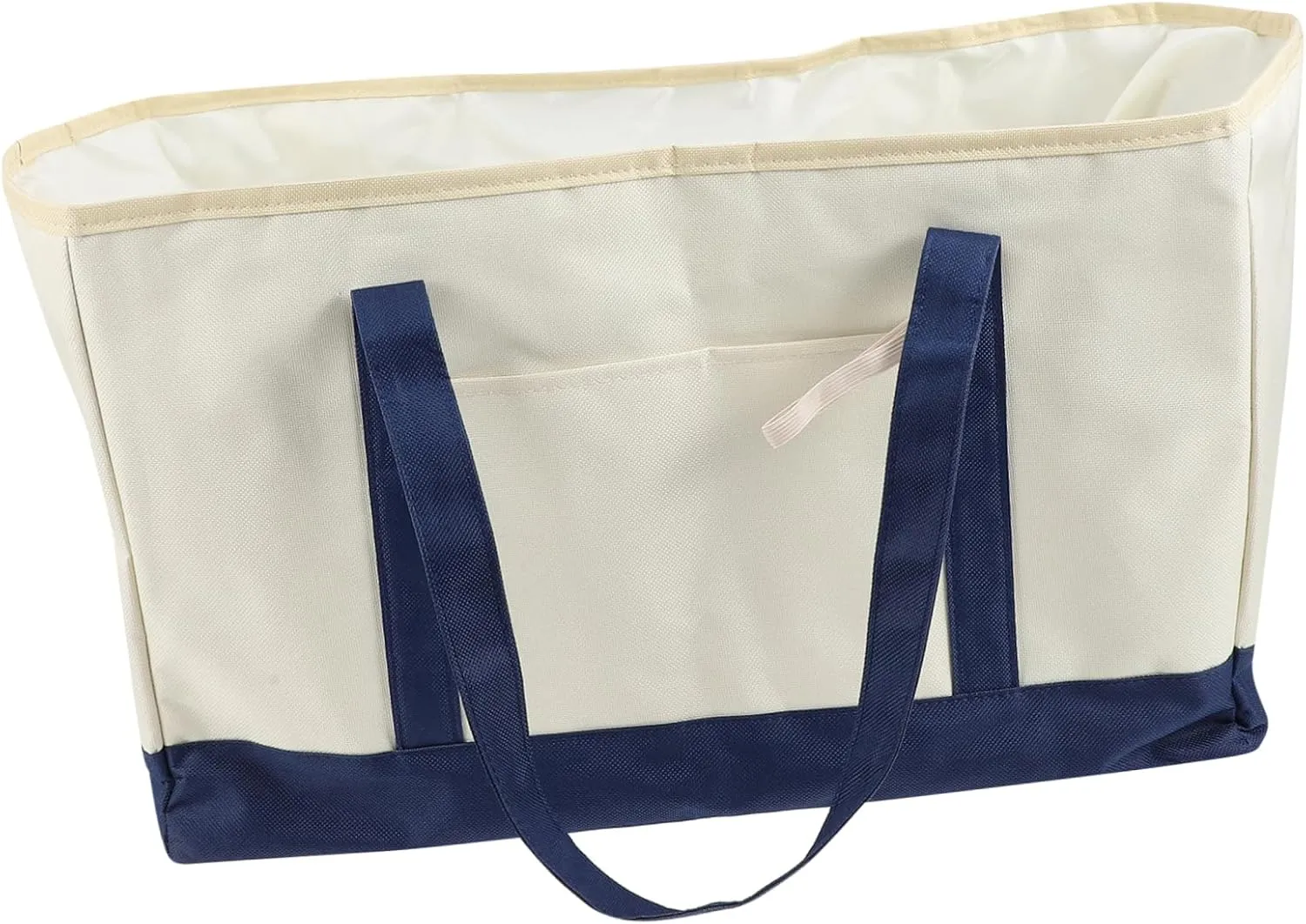 Foldable Tote Bag Oxford Fabric Insulated Shopping Bag Large Capacity Portable for Travel Daily Use