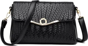 FSD. WG Crossbody Bags for Women Leather Ladies Shoulder Purses with Chain Strap Stylish Clutch Purse