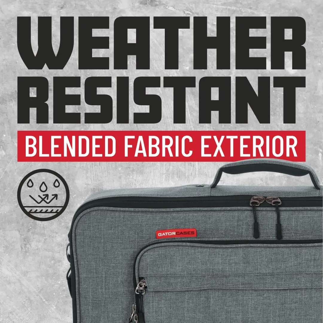 Gator Cases Transit Series Equipment and Accessory Bag, 16"x10 (GT-1610-GRY)