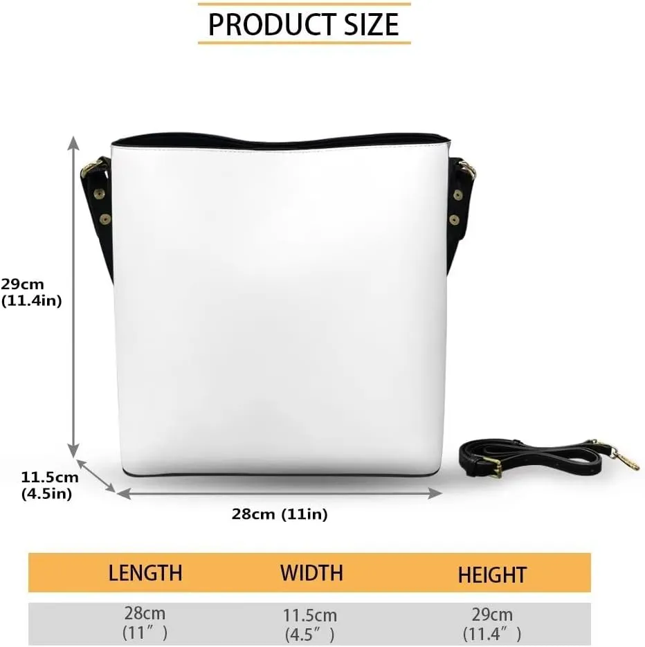 GIFTPUZZ Crossbody Bags for Women Bucket Bags for Women Trendy Fall Purses for Women Leather Tote Bag