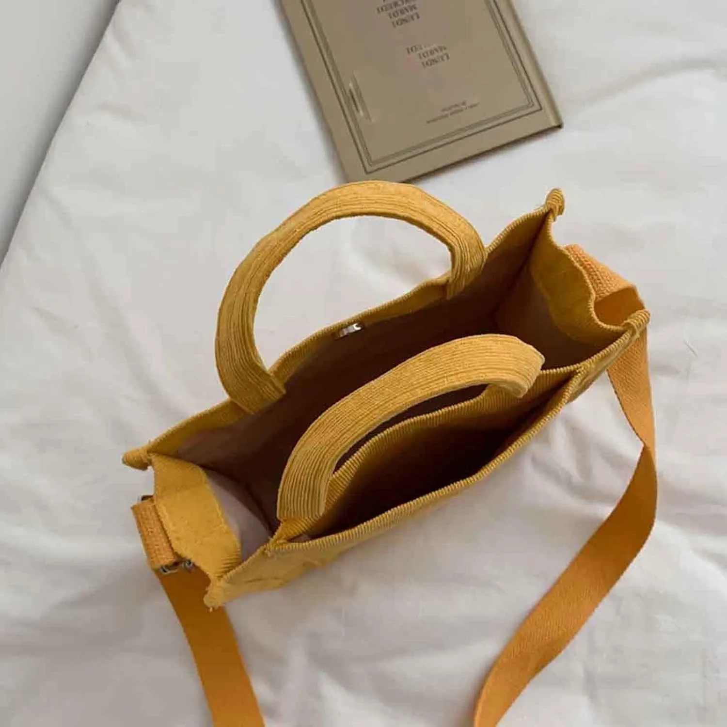 Girls' Polyester New Small Square Bag Korean Fashion Portable One Shoulder Drawstring Crossbod Bag Small Shoulder