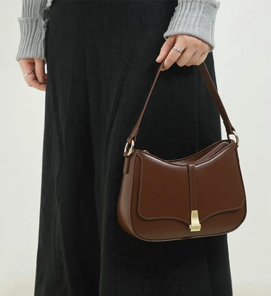 Hobo Shoulder Bags for Women Chic Tote Bag Vegan Leather Crossbody Bags Small Tote Handbag Purse