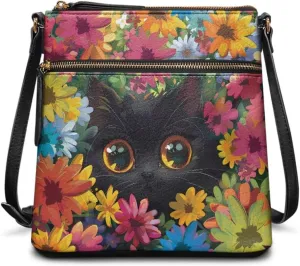 HUGS IDEA Genuine Leather Shoulder Bag for Women Stylish Hobo Handbags Crossbody Bags for Lady