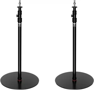 IFOOTAGE Cobra RB-A400,Round Base Monopod,Professional Camera Aluminium Monopod with Quick Adjustment Height Adjustment Screw Knob,Compatibility DSLR Cameras Camcorders(2Pcs)