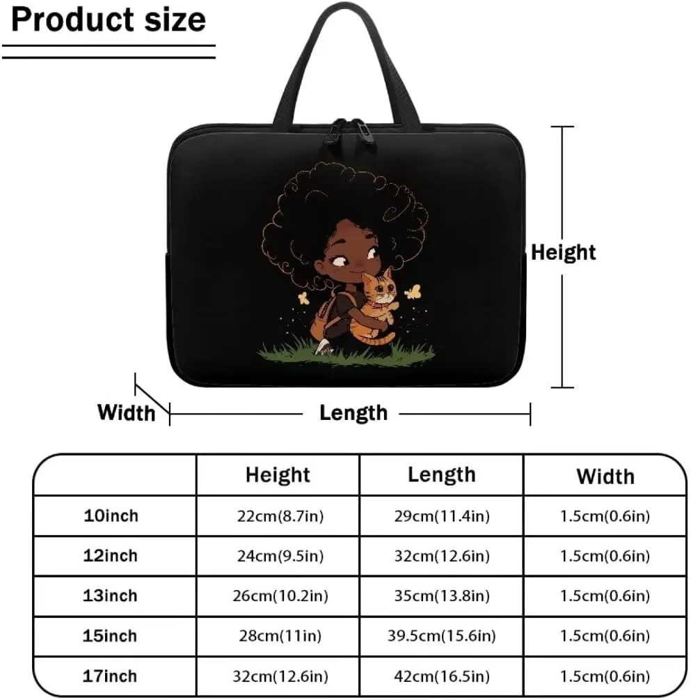 Kuiaobaty Laptop Handle bag for Women Protective Laptop Sleeve 10-17 Inches