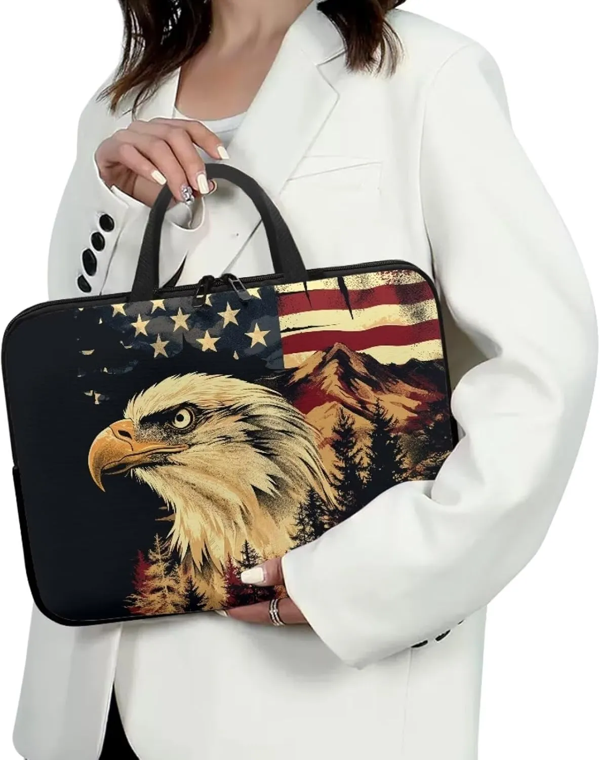 Laptop Bag for Men Women Tote Work Professional Computer Briefcase Waterproof Handbag Large