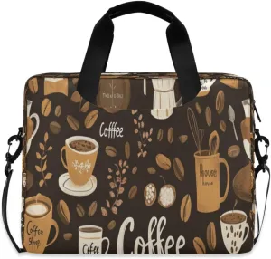 Laptop Bag for Women - Fits 16 inch with Laptop Compartment Carrying Messenger Sleeve with Strap Professional Fashion Travel Purse for Business Office Bag Coffee Shop