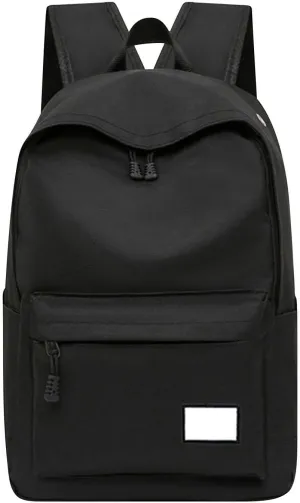Laptop College Backpack For Women Men Bookbag With Computer Compartment Lightweight Book Bag For with (Black, One Size)