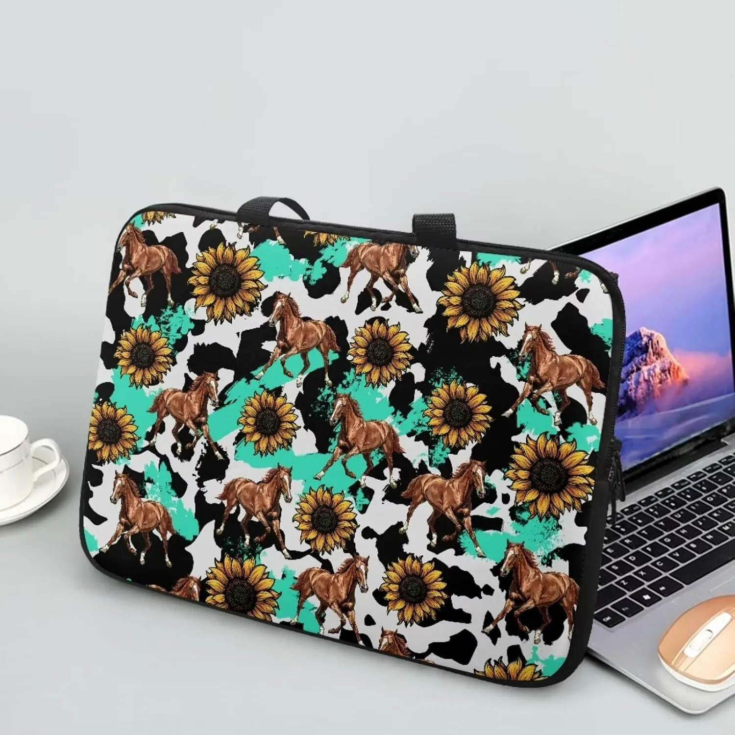 Laptop Tote Protective Case with Handle,Water-Repellent Computer Cover