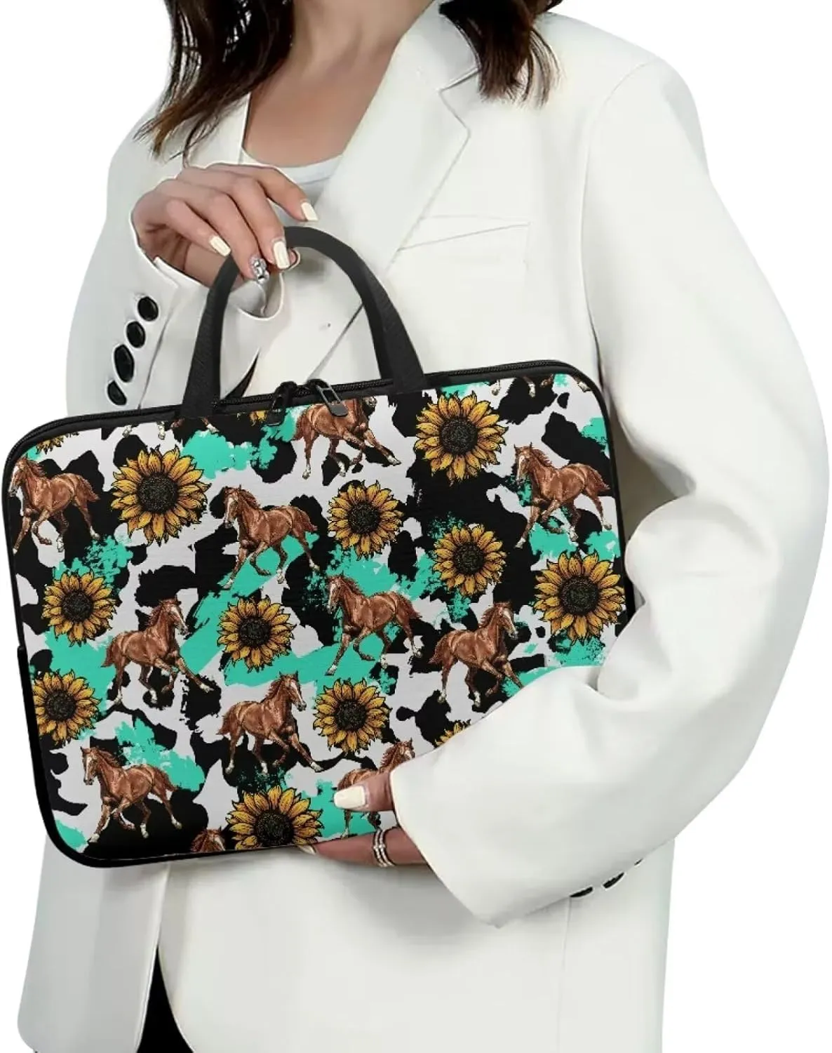 Laptop Tote Protective Case with Handle,Water-Repellent Computer Cover