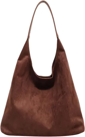 Large Messenger Bag Tote Bags For Women Work Bags Suede Slouchy Bag Handbag Tote Handbag