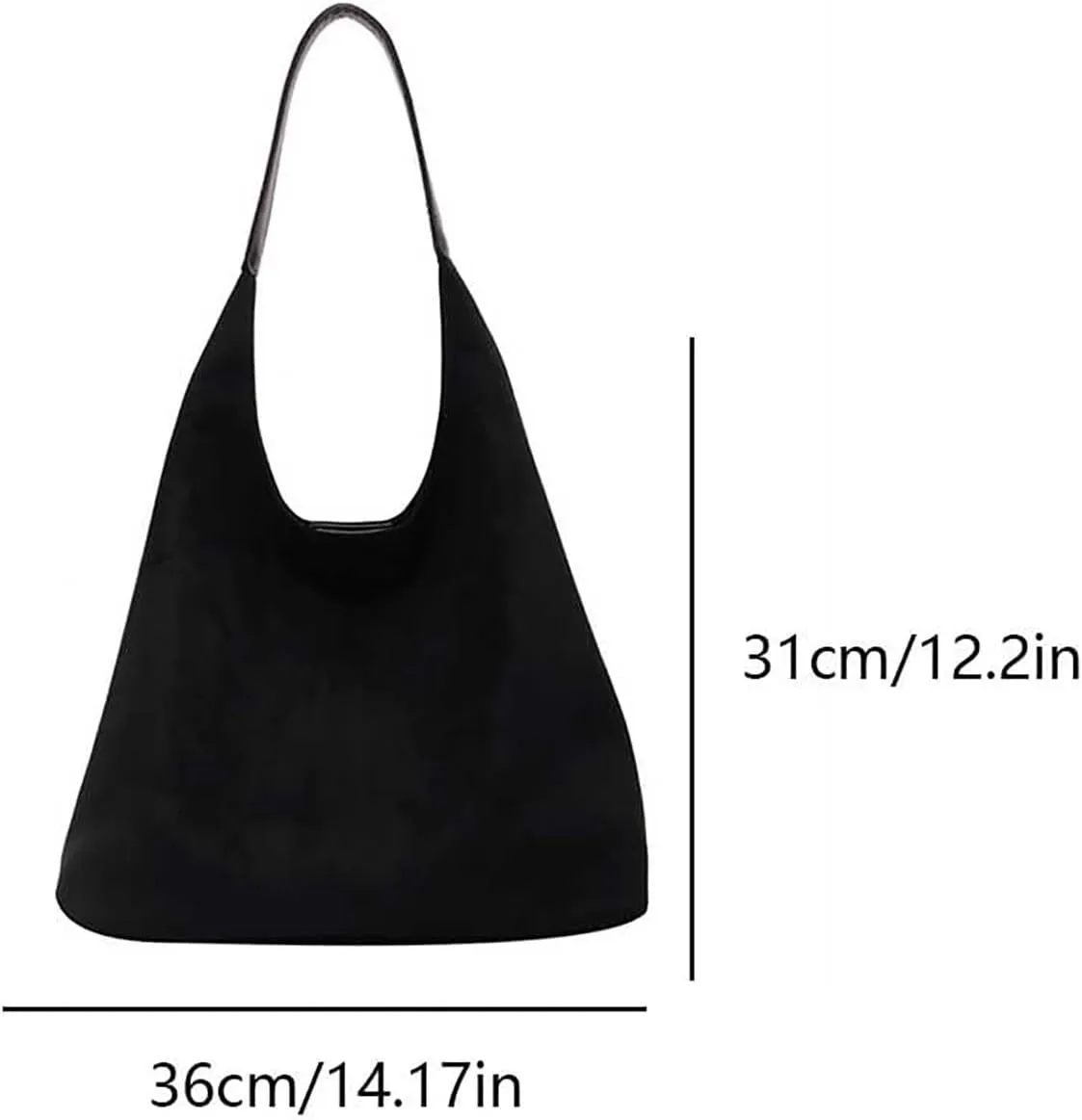 Large Messenger Bag Tote Bags For Women Work Bags Suede Slouchy Bag Handbag Tote Handbag
