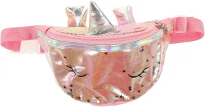 LIFKOME Unicorn Children Bag Girls' Crossbody Fanny Pack Kids Waist Bag for Outdoor Use