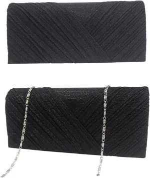 LIFKOME Women's Evening Bag Fashion Clutch Purse Compact Handbag for Night Out Wedding Party Date Cruise Ball Prom Small but Spacious