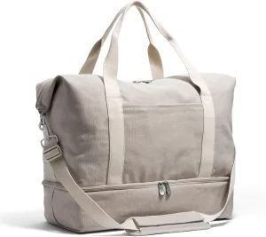 Lo & Sons Original Catalina Deluxe Premium Canvas Duffel Bag  Travel, Gym, Hospital, or Weekender Bag with Shoe Compartment for Men and Women