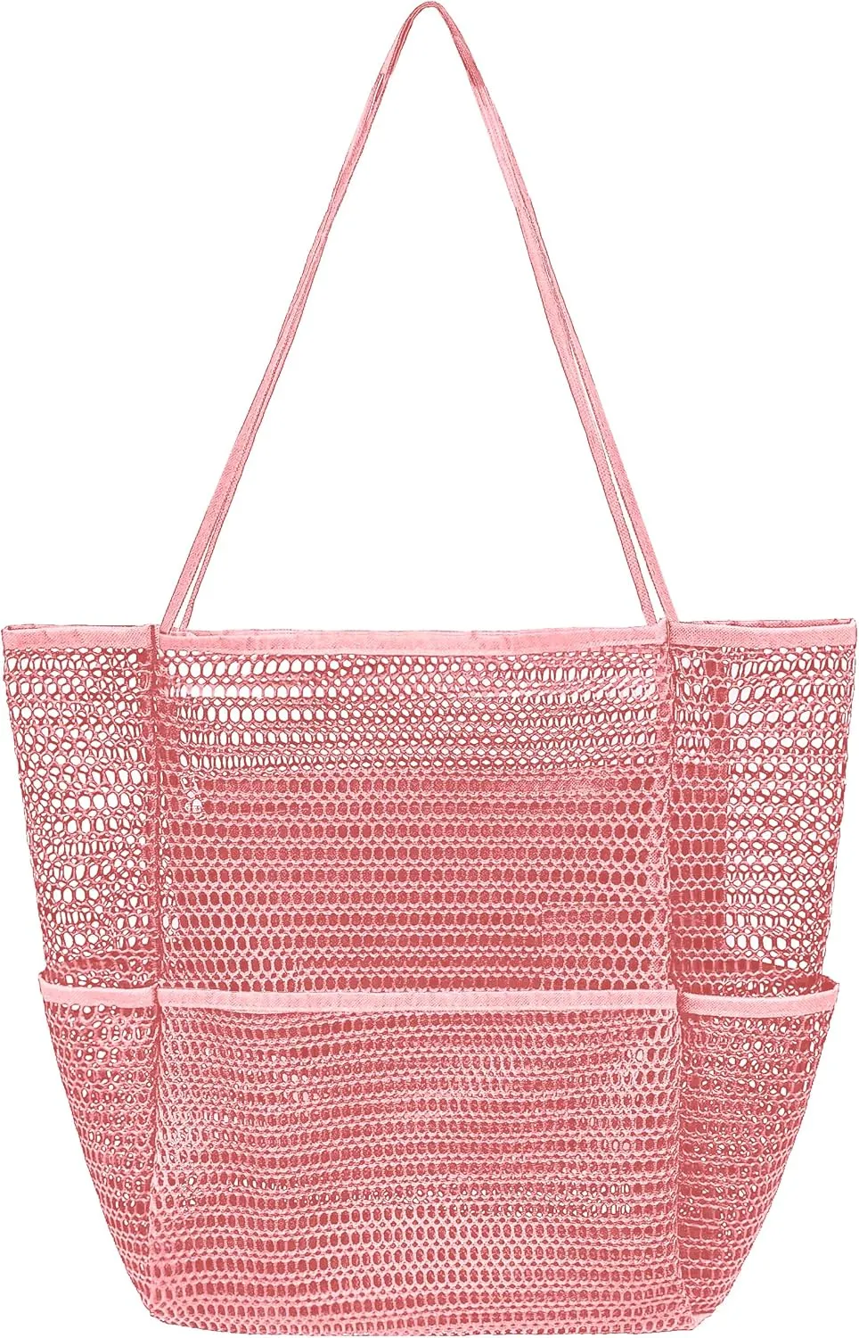Mesh Beach Tote Bags for Women Sandproof Large Shoulder Pool Swimming Bag Summer Vacation Essentials Inner Pocket