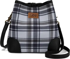 Montana West x Lee Bucket Bags for Women Drawstring Hobo Bags with Crossbody Strap