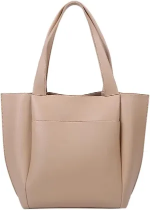 Mudono Purses and Handbags for Women Minimalist Leather Tote Shoulder Bag Spacious Top Handle Bag Satchel Everyday Work Bag