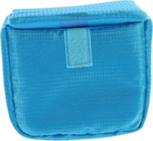 NUOBESTY Dslr Camera Lens Protector Bag Small Waterproof Pouch Blue Polyester Material