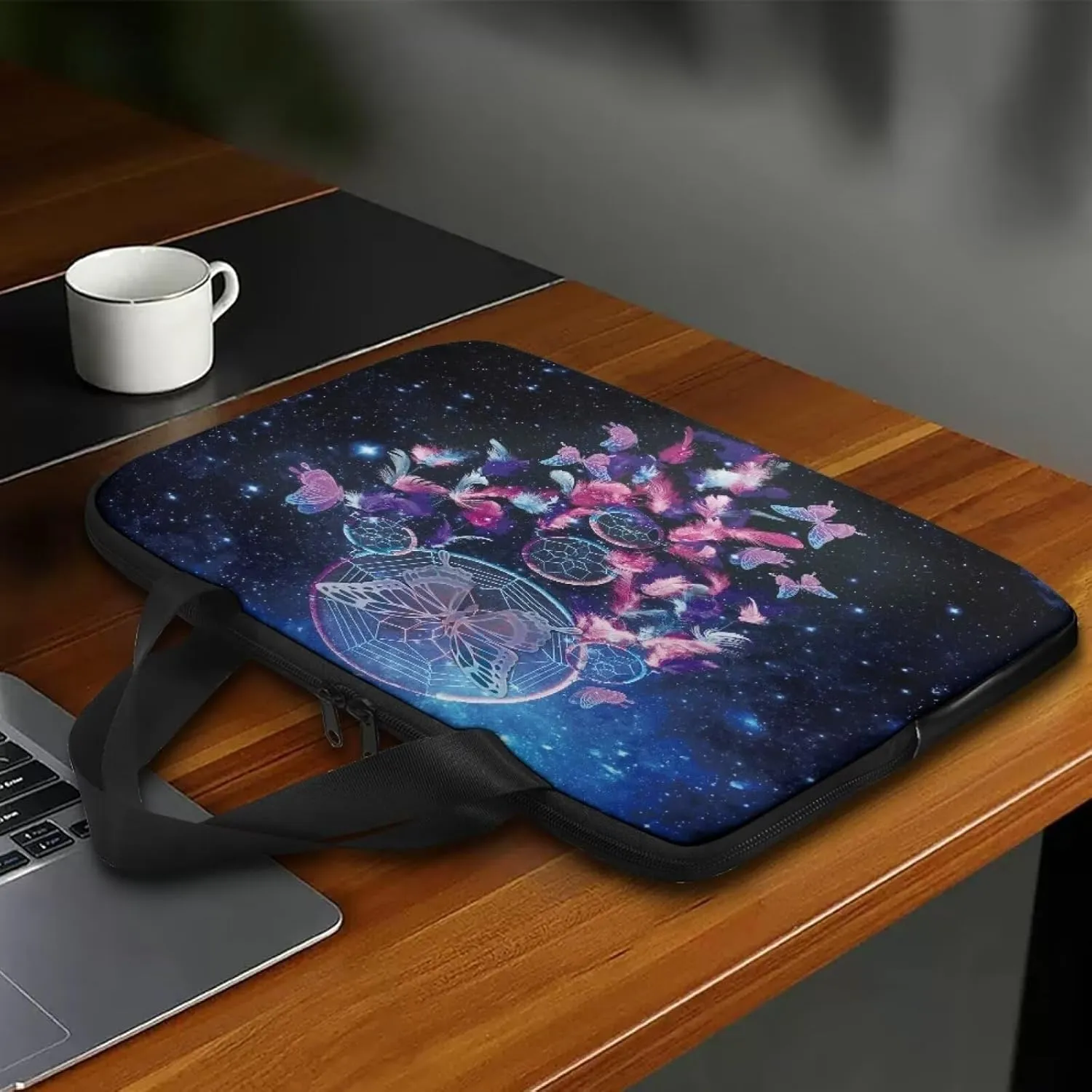 PU Leather Laptop Bag Design for Business Professional Commuter, Protective Sleeve Fits Laptop