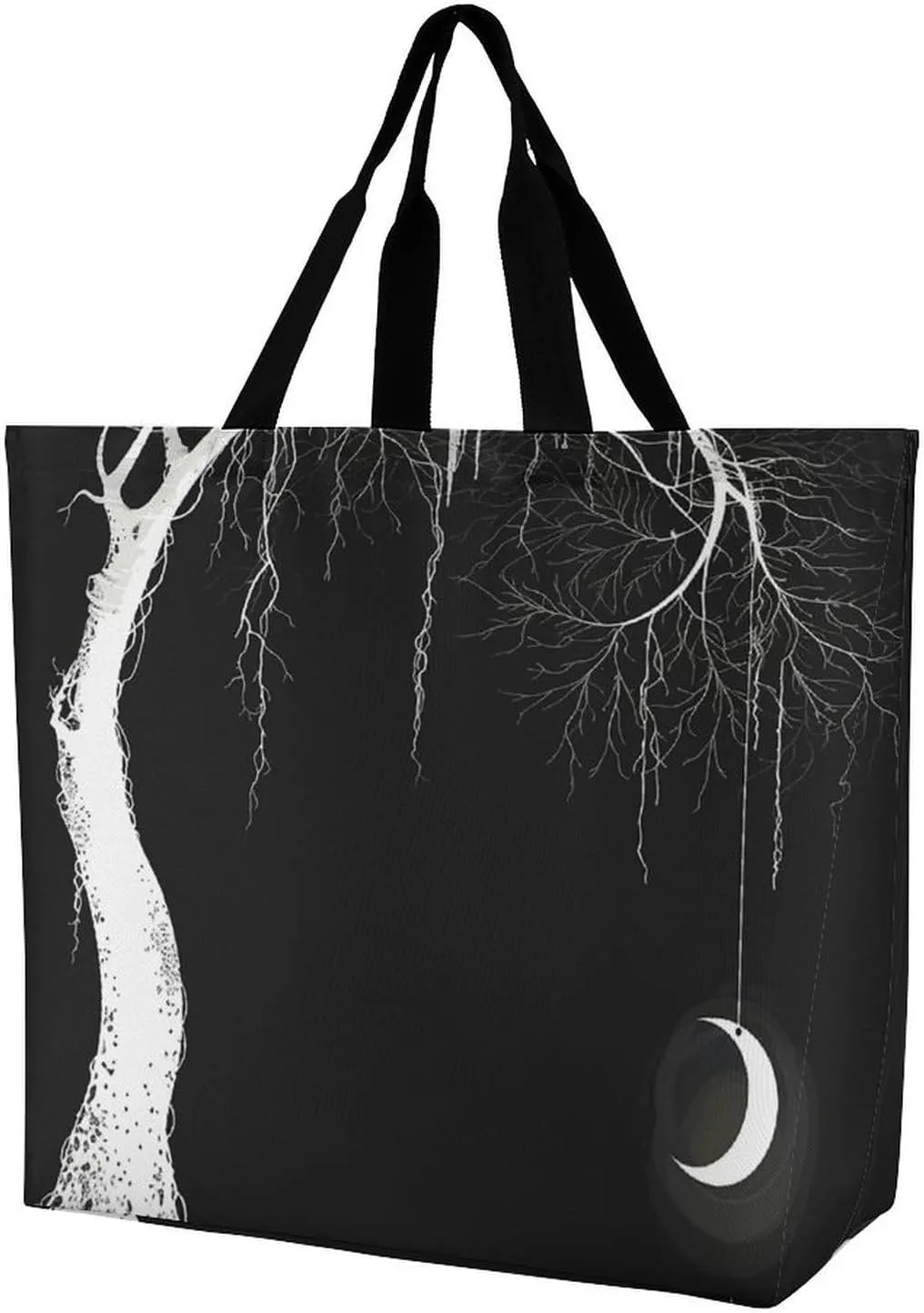 Reusable Grocery Bags Wrapped in Vines Shopping Bag Lightweight Shoulder Bags Large Tote Bag for Travel Work Handbag