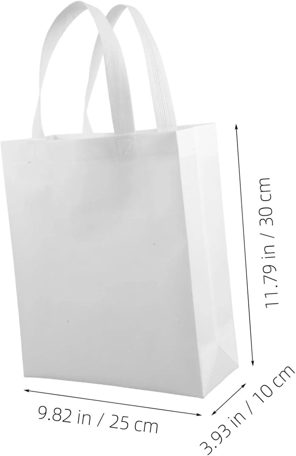 Reusable Non Woven Grocery Tote Bags Lightweight Shopping Handbag for Women Families present Party Favor