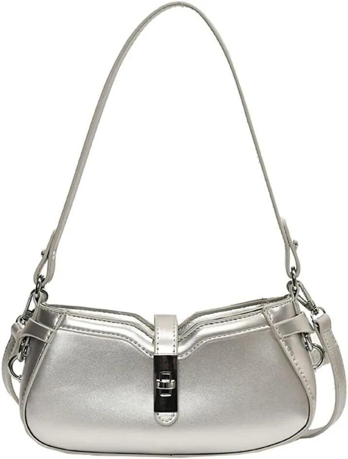 Shoulder Bag for Women Fashion Vegan Leather Tote Bags Hobo Handbag Chic Crossbody Bag Purse