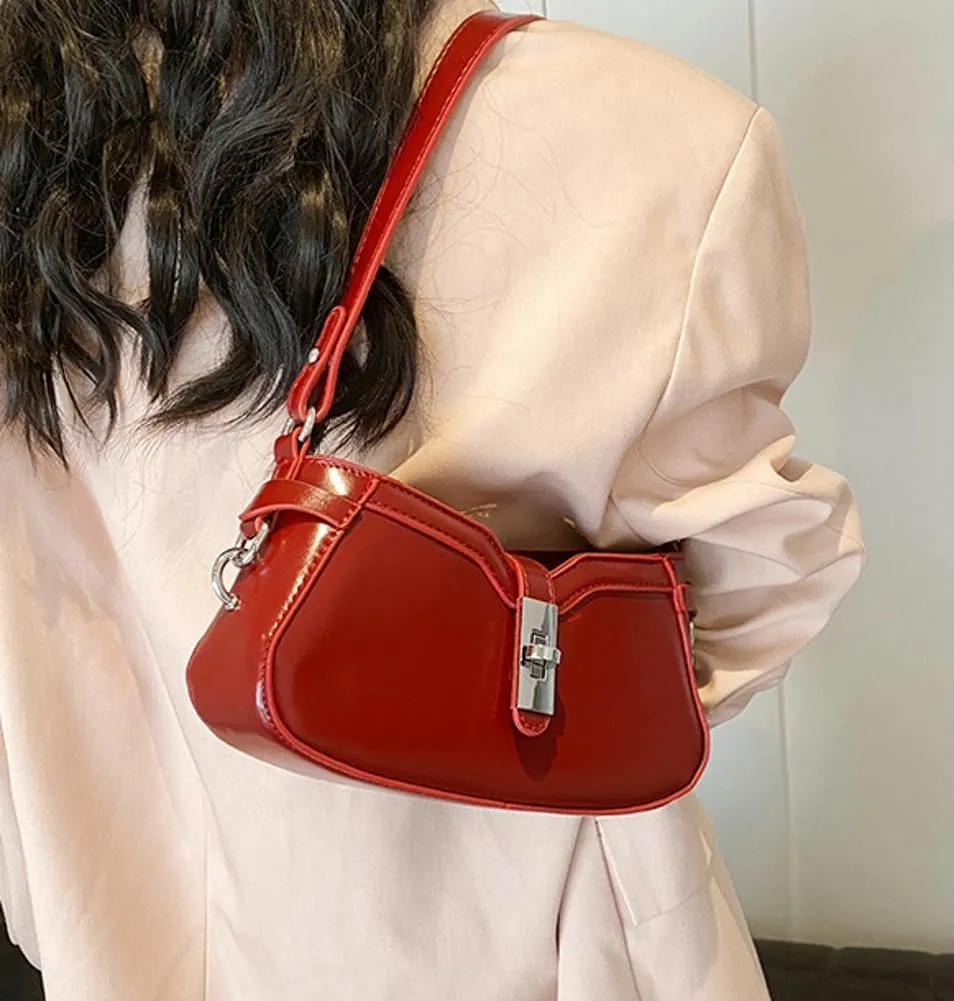 Shoulder Bag for Women Fashion Vegan Leather Tote Bags Hobo Handbag Chic Crossbody Bag Purse
