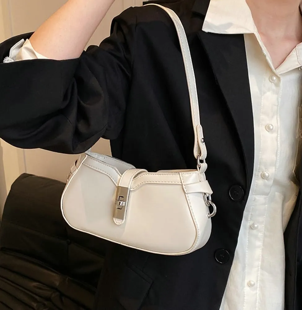 Shoulder Bag for Women Fashion Vegan Leather Tote Bags Hobo Handbag Chic Crossbody Bag Purse