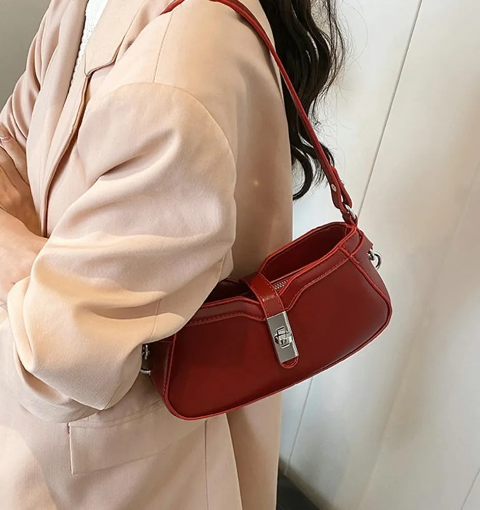 Shoulder Bag for Women Fashion Vegan Leather Tote Bags Hobo Handbag Chic Crossbody Bag Purse