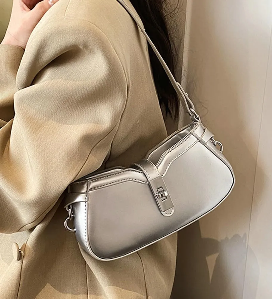 Shoulder Bag for Women Fashion Vegan Leather Tote Bags Hobo Handbag Chic Crossbody Bag Purse