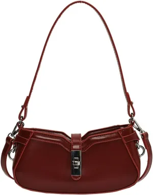 Shoulder Bag for Women Fashion Vegan Leather Tote Bags Hobo Handbag Chic Crossbody Bag Purse