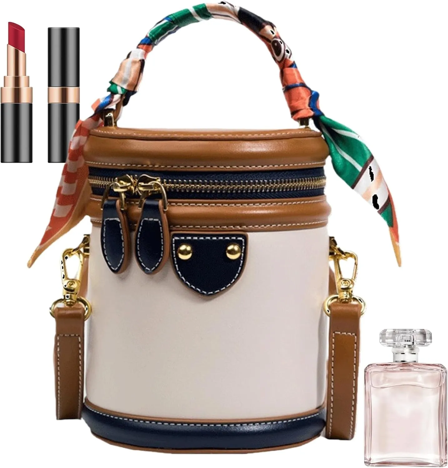 Shoulder Bags For Women - Leather Purse, Zipper Everyday Tote | Compact Waterproof Sling Bag, Stylish Organizer Pouch, Handheld Design For Travel