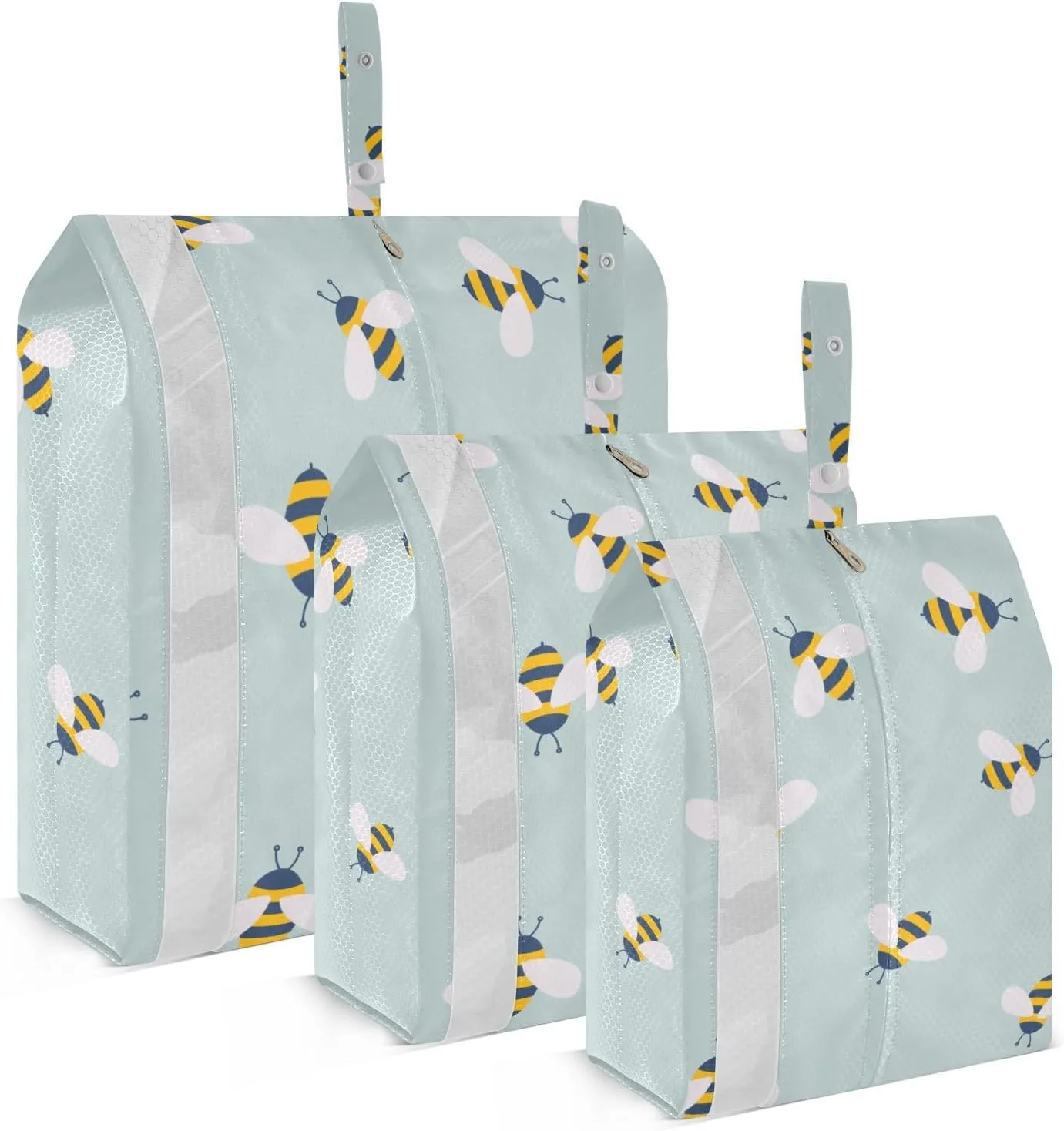 Small Fly Animal Packing Cubes Set of 3, Lightweight Travel Luggage Organizers Foldable Bags for Easy Packing and Organization