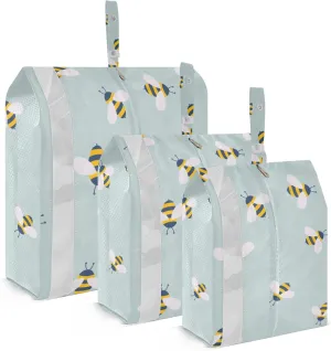 Small Fly Animal Packing Cubes Set of 3, Lightweight Travel Luggage Organizers Foldable Bags for Easy Packing and Organization