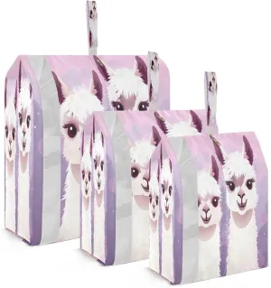 SPRIPORT Alpacas 3 Set Compression Packing Cubes for Travel Lightweight Luggage Organizer Bags for Carry on Suitcase Luggage Cubes for Man Woman Clothes Vacation