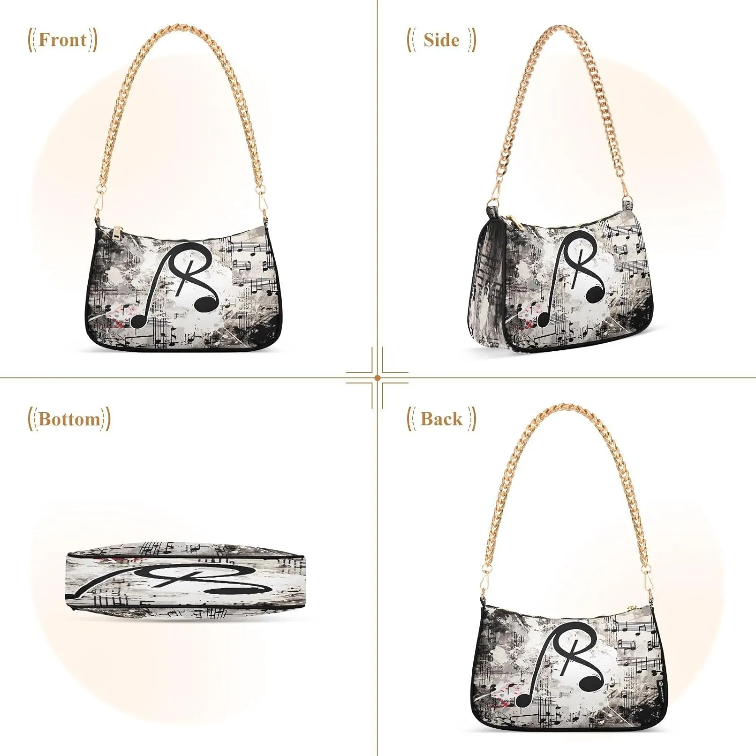 Starfish Palm Tree Woman Tote Bag Purse, Trendy Bags for Women