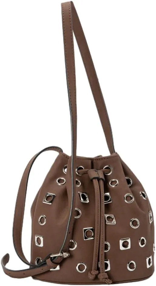 Stylish Bucket Bag Crossbody Bag for Women Punk Hollowed Out Crossbody Bag shoulder Bag Purse Satchel for Women