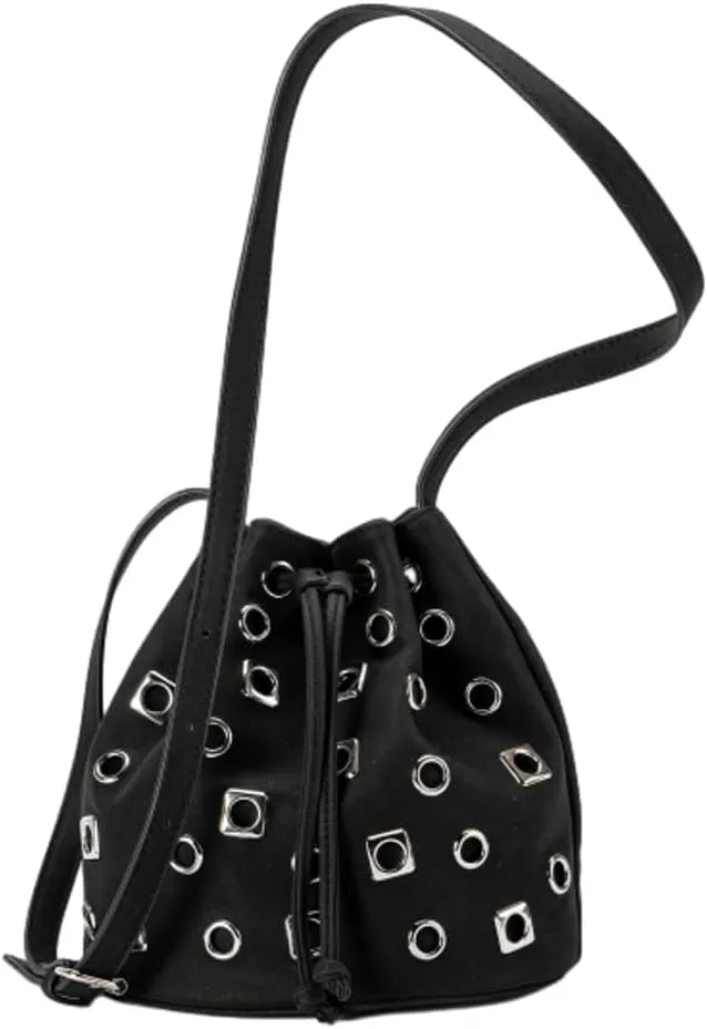 Stylish Bucket Bag Crossbody Bag for Women Punk Hollowed Out Crossbody Bag shoulder Bag Purse Satchel for Women