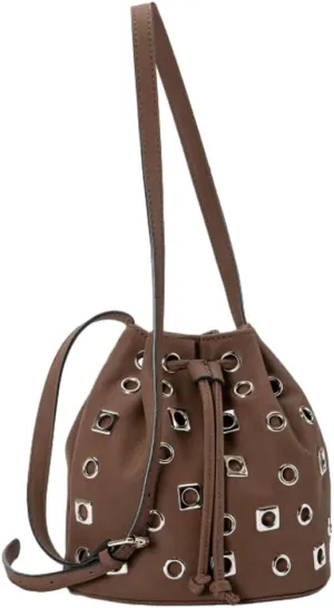 Stylish Bucket Bag Crossbody Bag for Women Punk Hollowed Out Crossbody Bag shoulder Bag Purse Satchel for Women