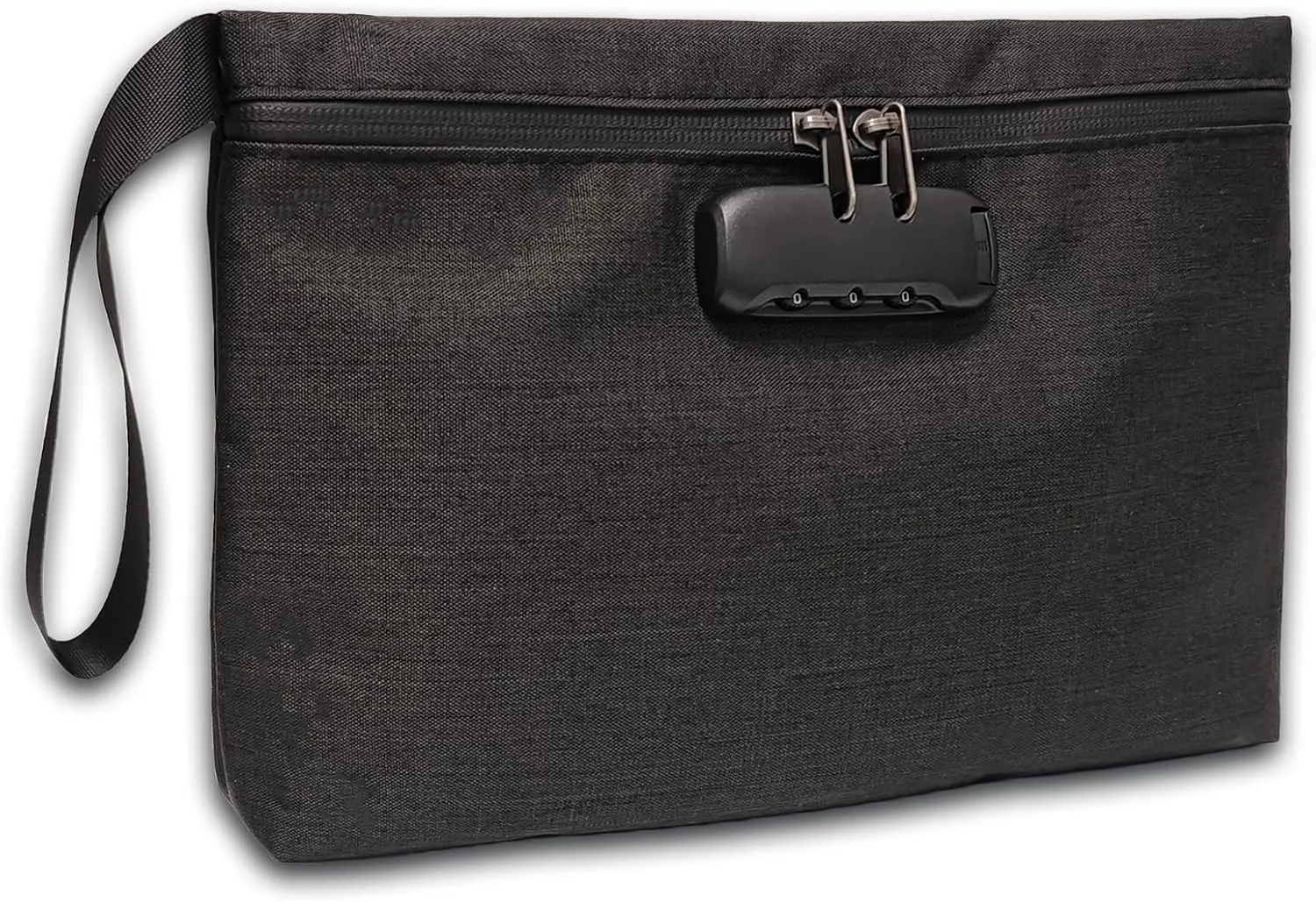 Stylish Men's Clutch Bag - Spacious Handbag With Wristlet and Wallet Feature, Ideal for Special Occasions - Midnight Black
