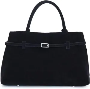 Suede Tote Bag for Women, Womens Purse Slouchy Hobo Handbag Brown Retro Top Handle Bag, Fashion Shoulder Satchel Work Bags