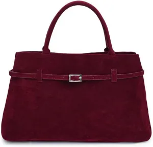Suede Tote Bag for Women, Womens Purse Slouchy Hobo Handbag Brown Retro Top Handle Bag, Fashion Shoulder Satchel Work Bags