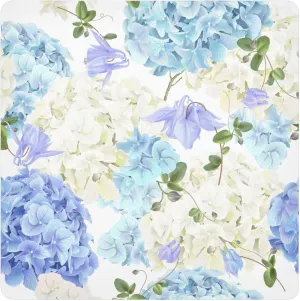 susiyo Blue White Hydrangea Flowers Protective Wrap Anti-scratch Lens Camera Wrap Lens Protector Magic Self-Adhesive Cloth Wrapper Portable Cosmetic Bag Travel Organizer for Camera DSLR Laptop Accesso