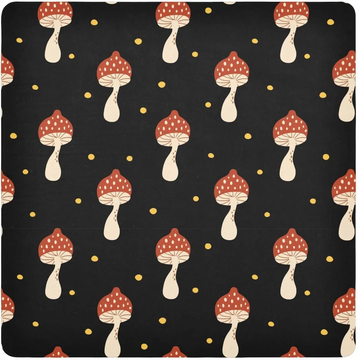 susiyo Cute Mushroom(1) Protective Wrap Anti-scratch Lens Camera Wrap Lens Protector Magic Self-Adhesive Cloth Wrapper Portable Cosmetic Bag Travel Organizer for Camera DSLR Laptop Accessories