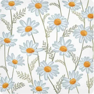 susiyo Floral Chamomiles Protective Wrap Anti-scratch Lens Camera Wrap Lens Protector Magic Self-Adhesive Cloth Wrapper Portable Cosmetic Bag Travel Organizer for Camera DSLR Laptop Accessories